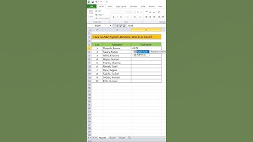 How to add Hyphen sign between words in excel #shorts #exceltips #exceltricks