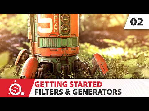 Substance Painter 2021 Getting Started - Part 02 - Filters & generators