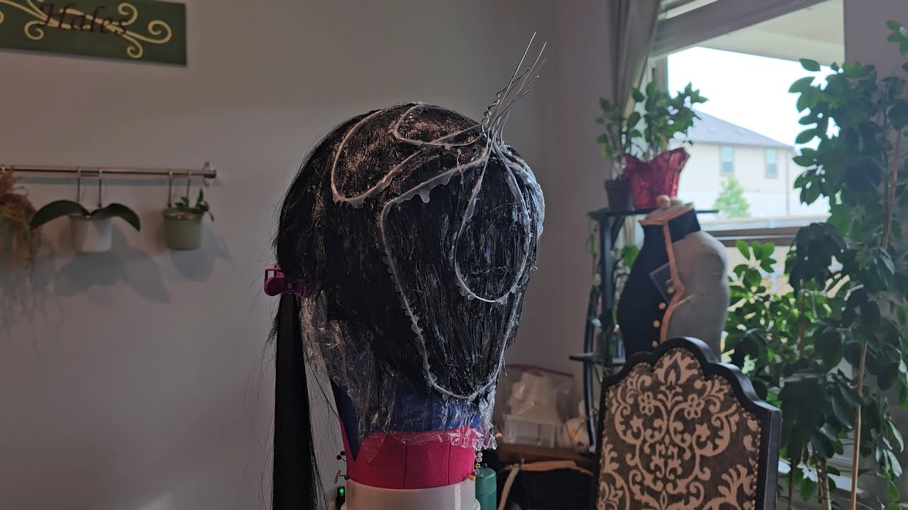 Изготовление парика в виде шлема