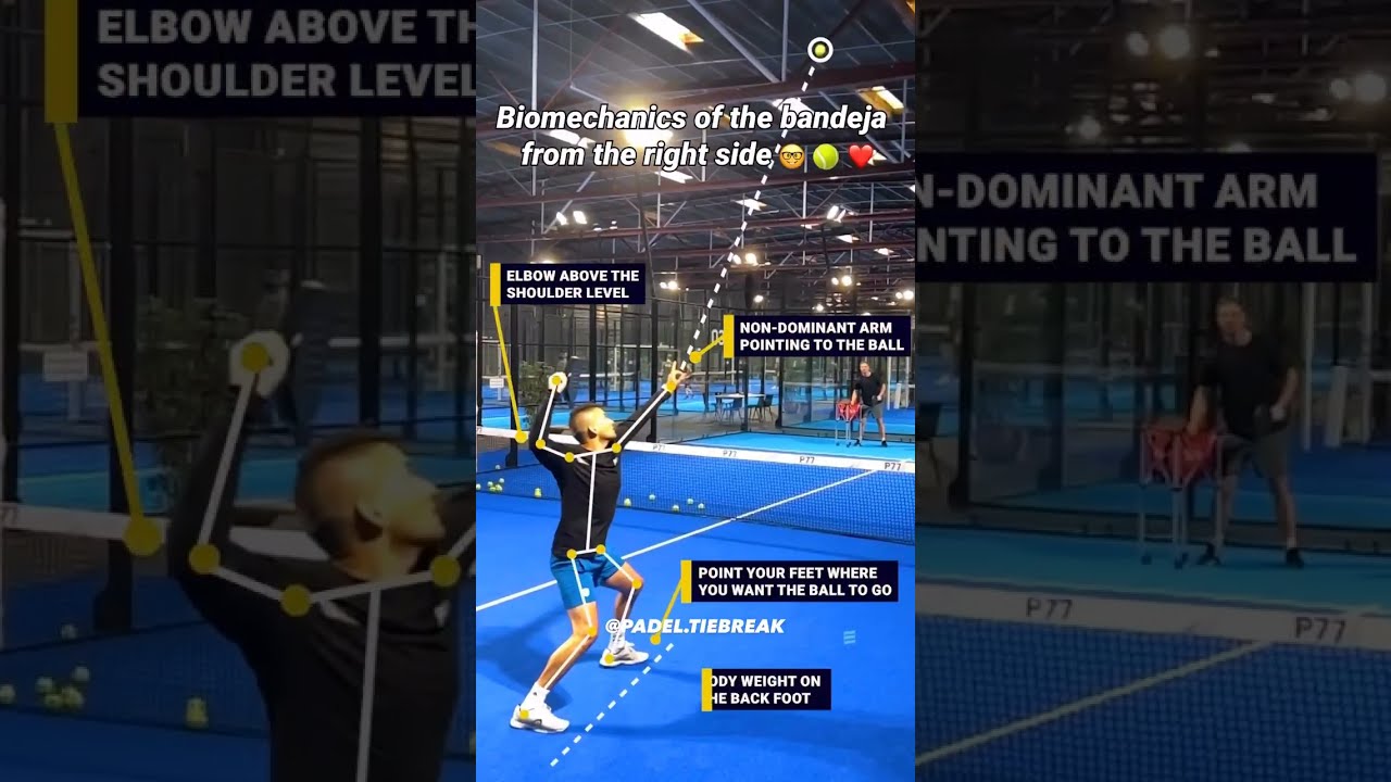 Biomechanics Of A Padel Slam Right Side Pickleball