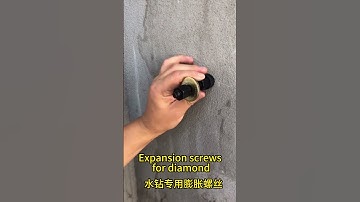 Special expansion screw for diamond.#HBKEENTOOLS #Diamond bit#Diamond drill#Core diamond bit