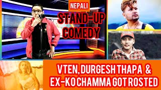 VTEN Rap song and Ex Ko Chamma Song Rosted || Stand-Up Comedy in Nepali