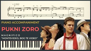 PUKNI ZORO – Magnifico | Piano Karaoke Cover & Tekst   NOTE za klavir