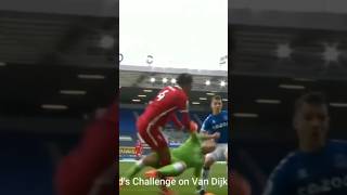 Pickford Flying Tackle On Van Dijk