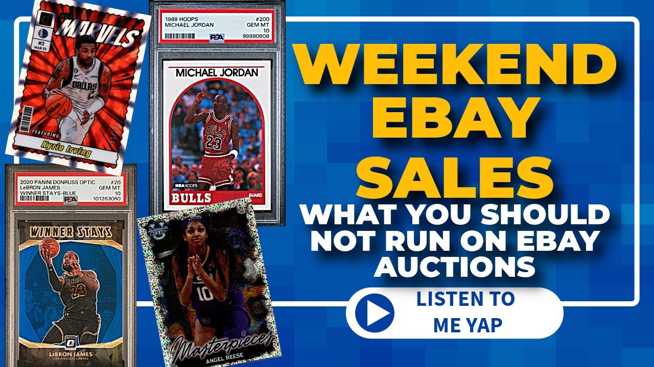 Weekend eBay sales and what NOT to run on auction - FAIL! - YouTube