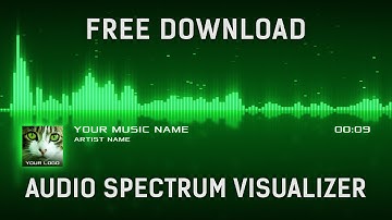 Audio Spectrum Visualization After Effects Template [Free Download]