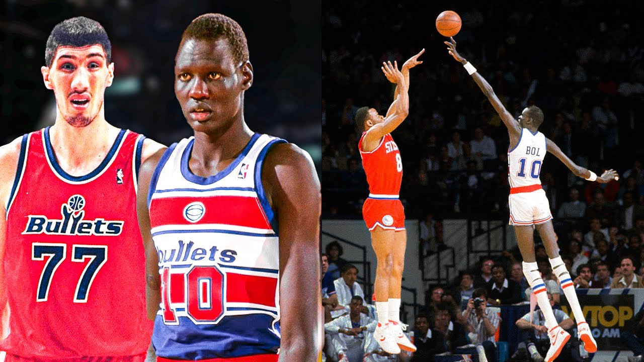 Manute Bol VS Muresan (7'7'' Height) YouTube