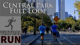 VIRTUAL RUN  Central Park Full Loop 4k 60fps