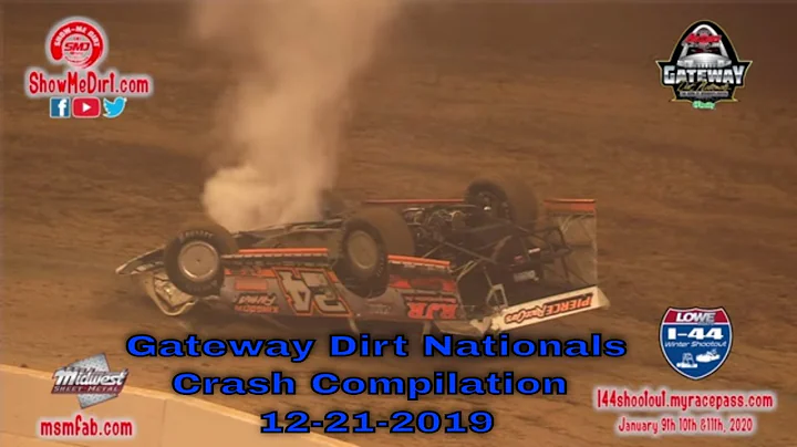 Gateway Dirt Nationals - Dirt Track Crash Compilat...