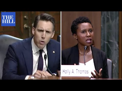'You Stand By These Comments?' Hawley Presses Judicial Nominee On Previous Briefs