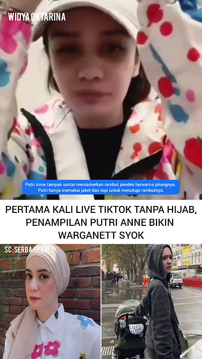 Putri Anne lepas hijab #putrianne #aryasaloka #news #fyp #shorts