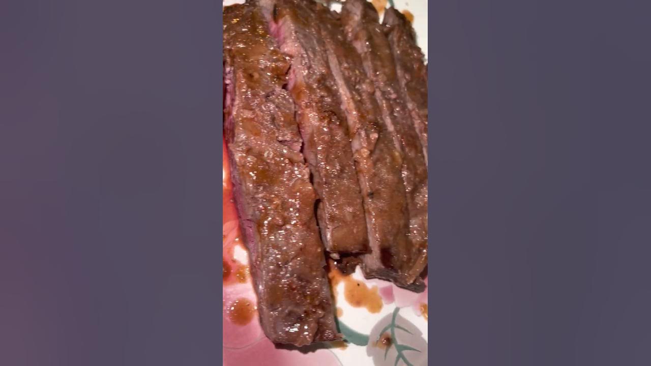 Pulling a Beef Flank Steak! So satisfying. #shorts #shortsvideo #beef # butcher 