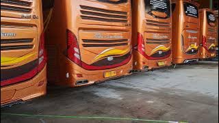 Seconds before the launch of the SJM Sumber Jaya Makmur bus