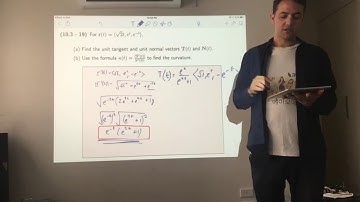 Unit tangent vector (Simplifying Roots)