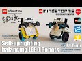 Self-uprighting & line-following, balancing LEGO Robots: SPIKE Prime & Mindstorms Robot Inventor