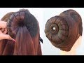 new hairstyle with trick || cute hairstyle || party hairstyle || updo hairstyle || easy hairstyle
