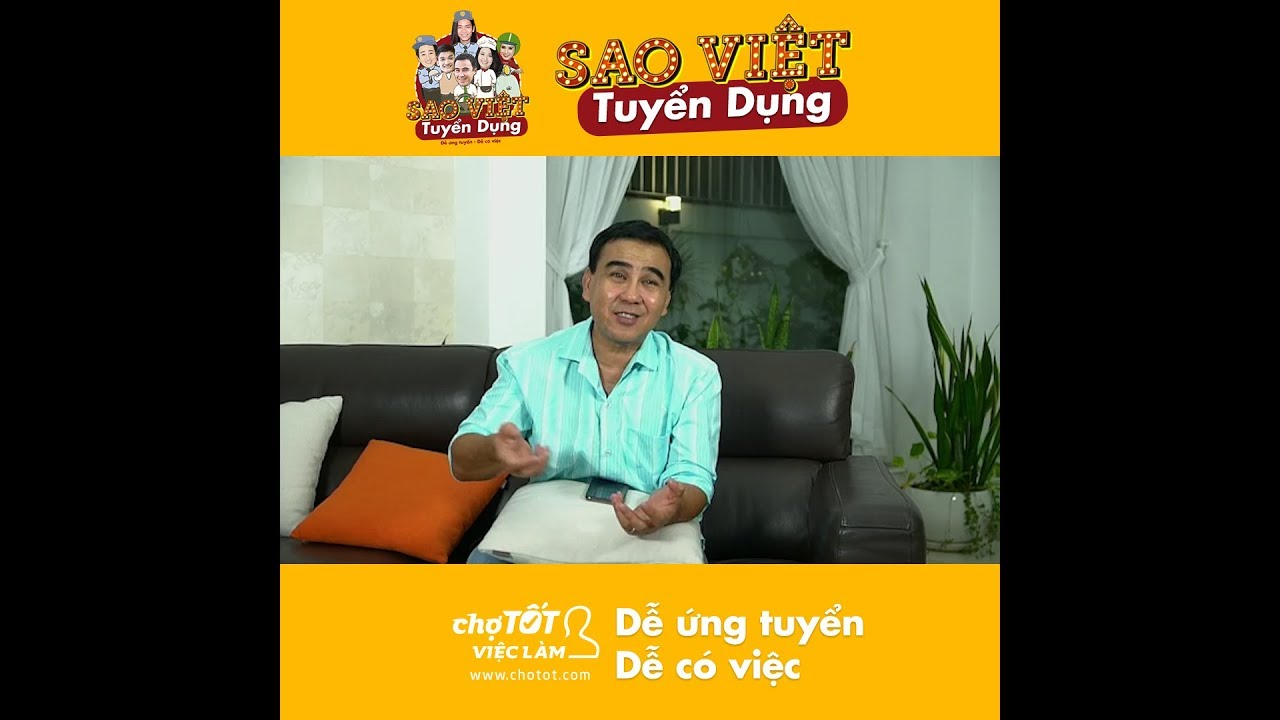 CHỢ TỐT VIỆC LÀM | MC Quyền Linh tuyển tài xế riêng - youtube