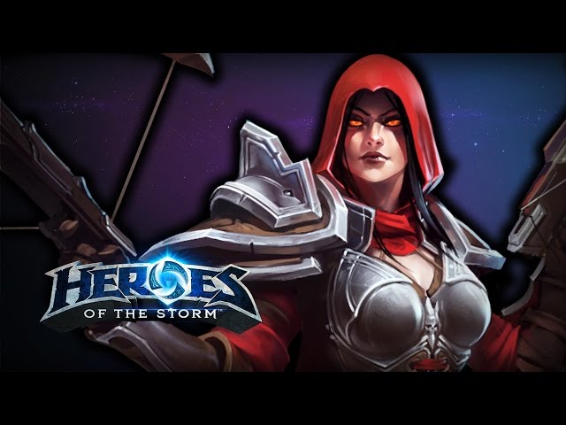 Heroes of the Storm (Gameplay) - Valla Build Guide (HotS Quick Match)