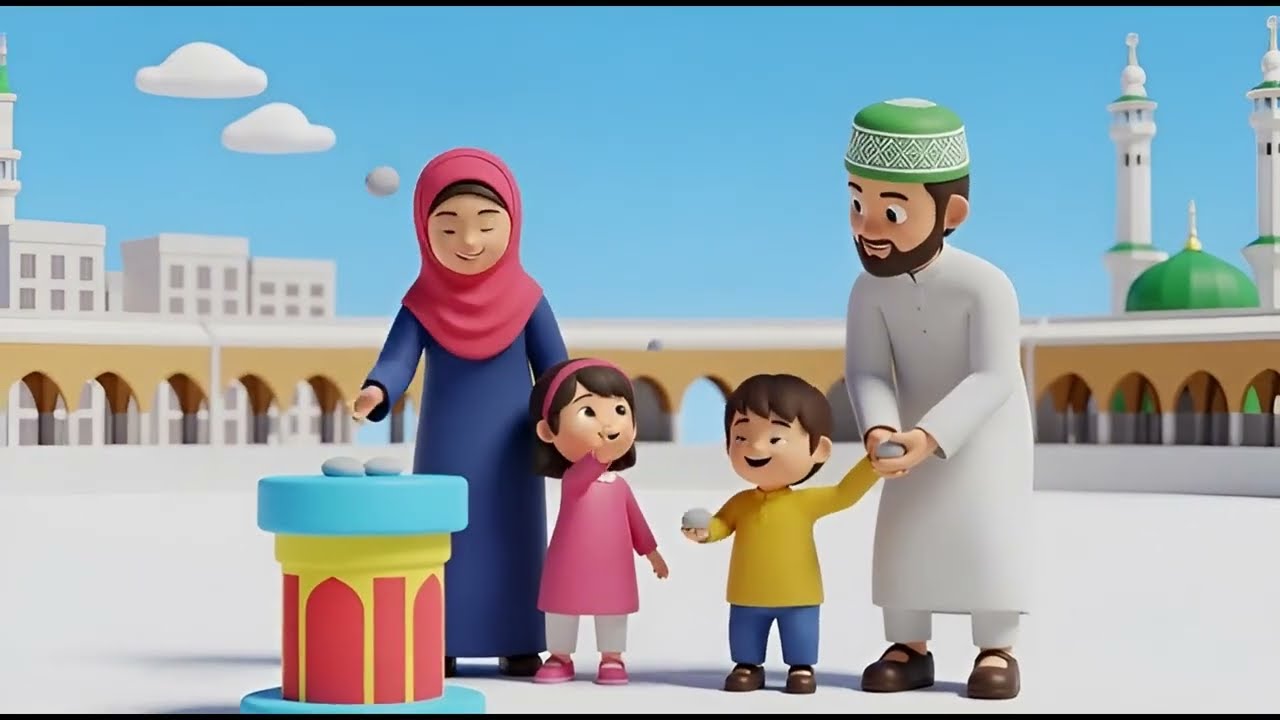 Hajj Song for Kids 🕋 | Educational Islamic Nursery Rhyme .أغنية الحج للأطفال 🕋 | تعلّم مع المرح