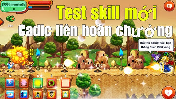 Ngọc Rồng Online - Bất Ngờ Test Skill Mới Cadic Liên Hoàn Chưởng Quá Dài !!!