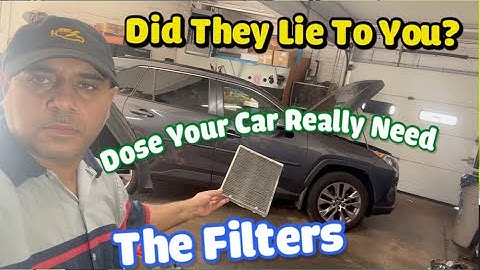 How to identified if your car  really need ENGINE and CABIN filter?