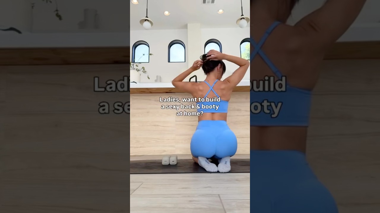 20 minute Pilates x Strength upper body and glutes workout #pilates #pilatesworkout #homeworkout