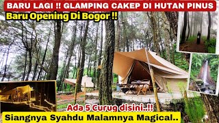 BARU‼️GLAMPING CAKEP DI HUTAN PINUS | NEW CIPUTRI BOGOR | baru opening‼️ #bogor #glamping #camping