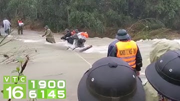 Mưa dữ dội cản trở tìm kiếm 16 công nhân mất tích | VTC16