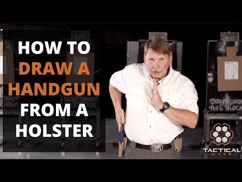 How To Draw A Handgun From A Holster With Retired Navy Seal Chief Gordon Evans