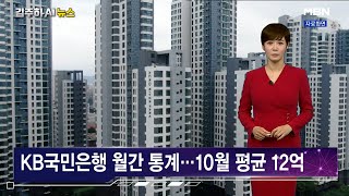 서울 평균 아파트값 12억 원 넘어 [김주하 AI 뉴스]