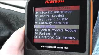 Diagnose Audi A2 with Icarsoft i908 Multi System Scanner