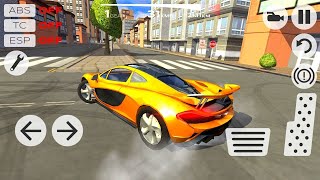 Extreme Car Driving Simulator Yellow car Race - color cars 2021- Android Gameplay 2021 screenshot 4