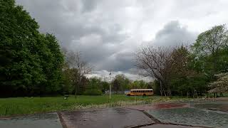 Time lapse of rain clouds rolling in