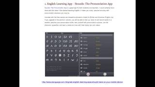 Learn English Apps ~  Part 1 of 3 |  Sounds: The Pronunciation App screenshot 2