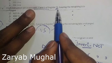 Logical Instruction "Invert" NOT in assembly language bitwise Lecture#3 Part-3 in Urdu|Hindi and Eng