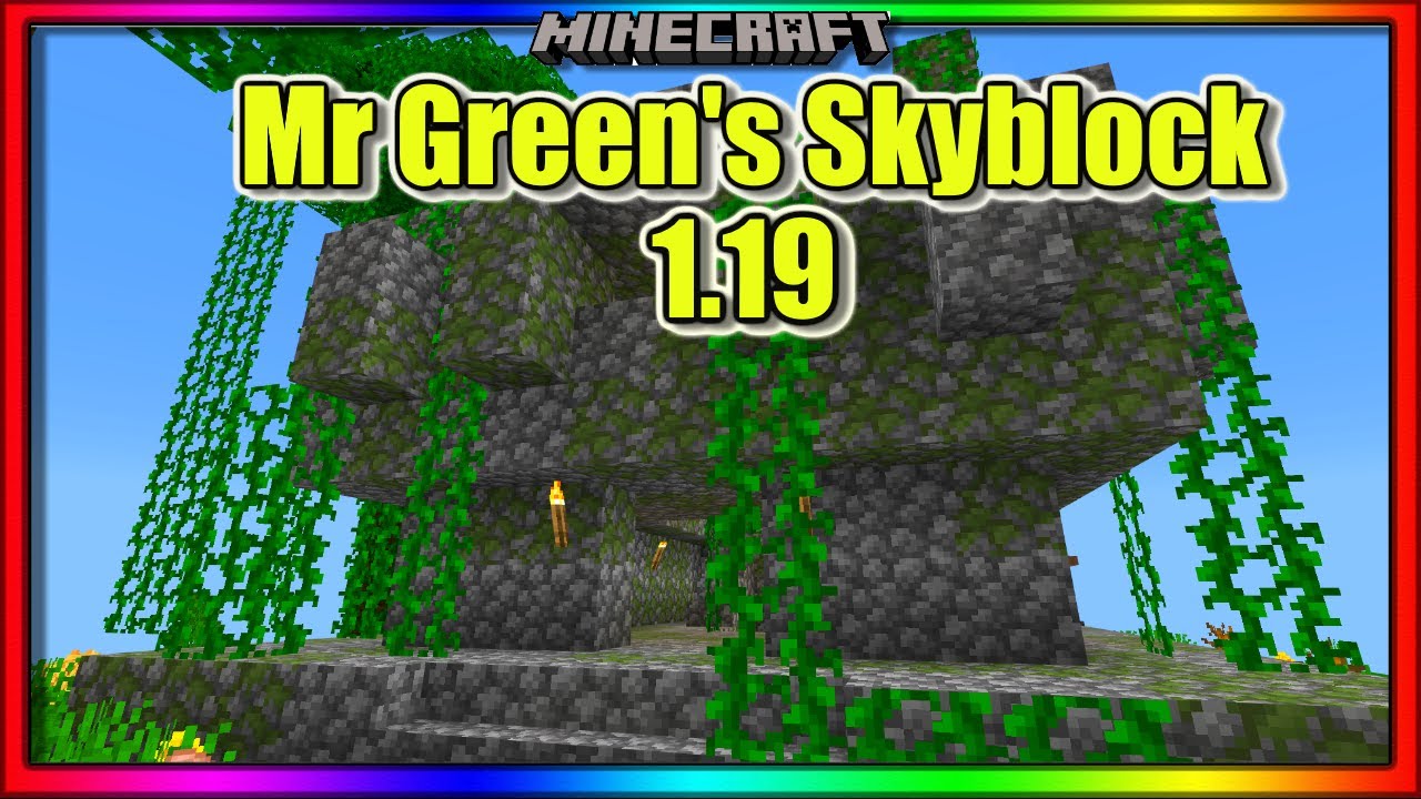 Mr. Green's Skyblock - 1.19 : Minecraft Lets Play Ep3 " Name Tag ...