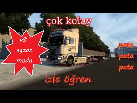 ets2 egzoz modu nasıl yapılır çok basit/ets2/euro truck simulatör 2