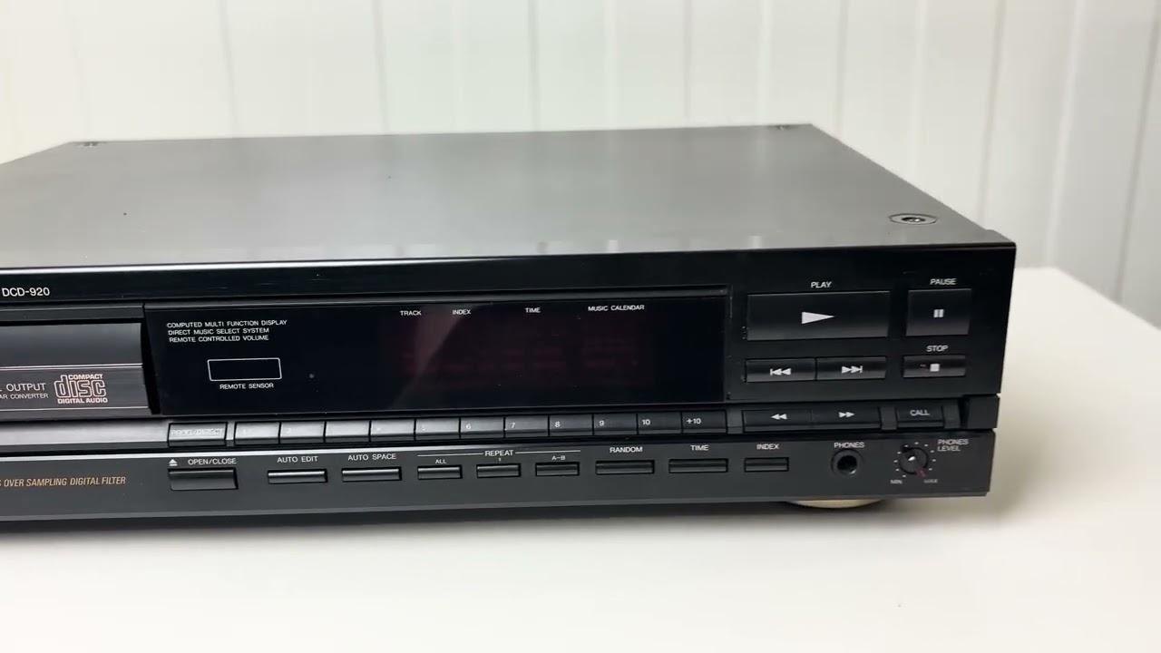 Denon DCD-920 Compact Disc Player - YouTube