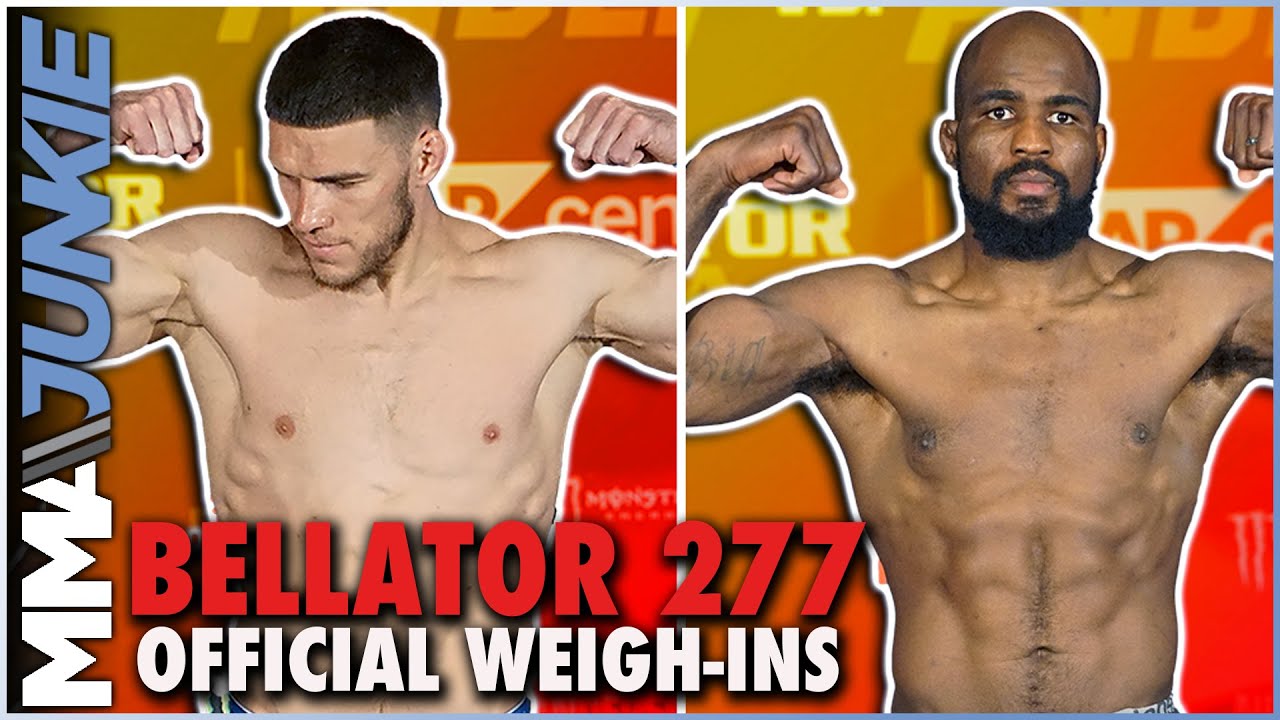 Vadim Nemkov, Corey Anderson make weight for title fight, grand prix final Bellator 277