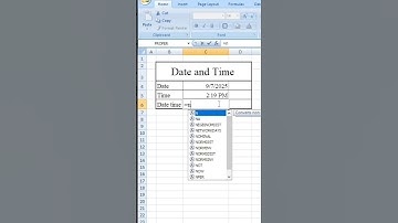 Excel Shortcut to Quickly Find Date & Time | Amazing Excel Tips & Tricks #shorts