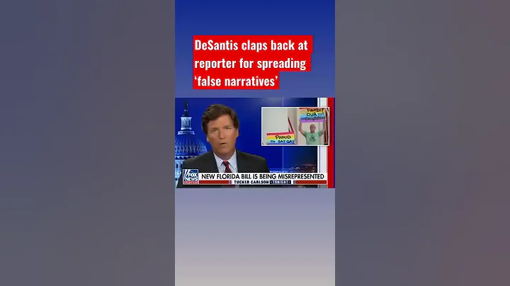 Tucker: DeSantis humiliates reporter for asking th...