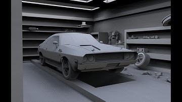 Blender 3D | Dodge challenger 1970 | Part 1