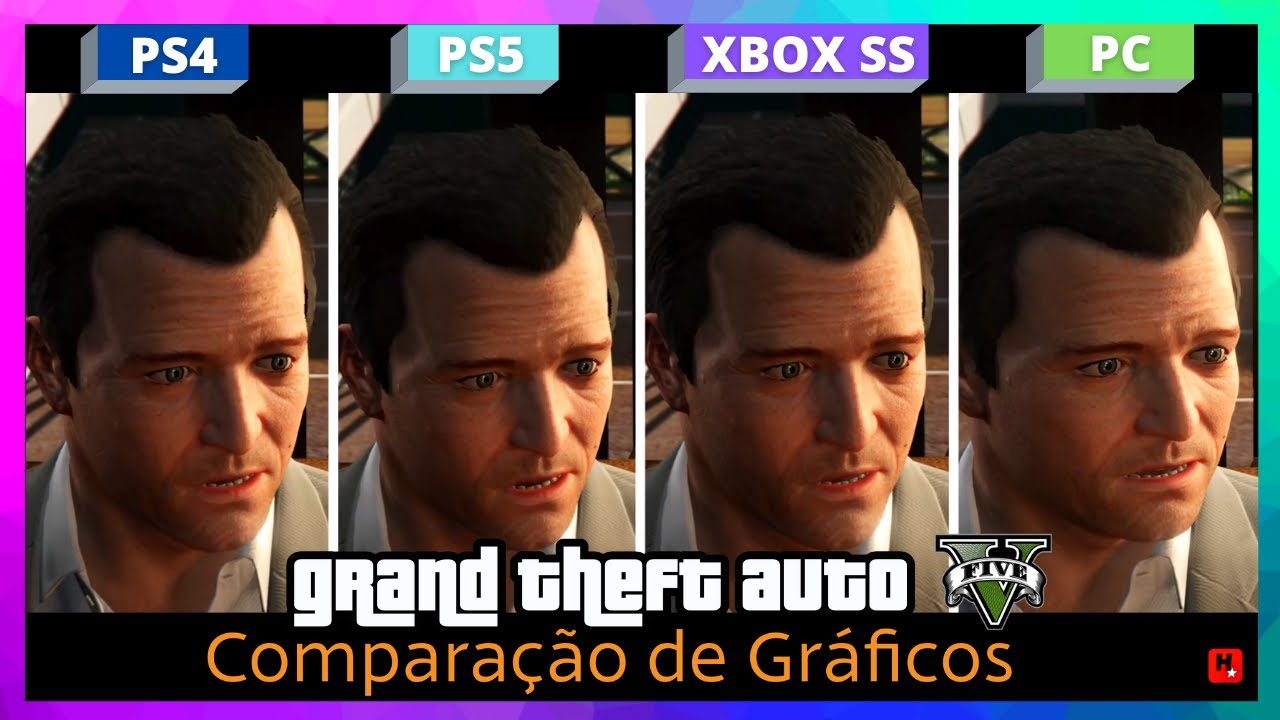 GTA V - Diferenças na versão PS4, Xbox One e PC