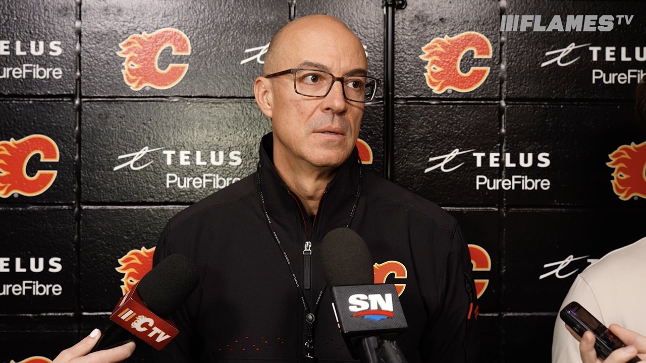 Pre-Game - Ryan Huska | Flames vs. Kraken | 20.09.26