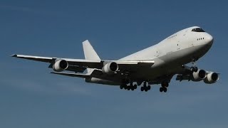 Geo-Sky Boeing 747-200F Landing & Take Off Maastricht Aachen Airport