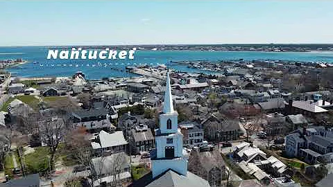 Nantucket Church and Harbor 4K
