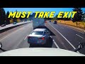 CAR CUTS OFF SEMI-TRUCK AND CRASHES TRYING TO EXIT || A Day in the Life of a Trucker 2023