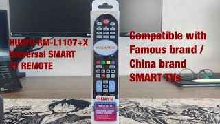 (2024) Huayu RM-L1107+X Universal Remote Set Up Tutorial LED SMART TV | Compatible Major TV Brands screenshot 3