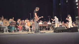 Soundcheck with NAONI orcestra &amp; Valiant Guitar from &quot;Oberig Ukraine&quot; art collection