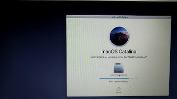 Error while installing macOs Catalina